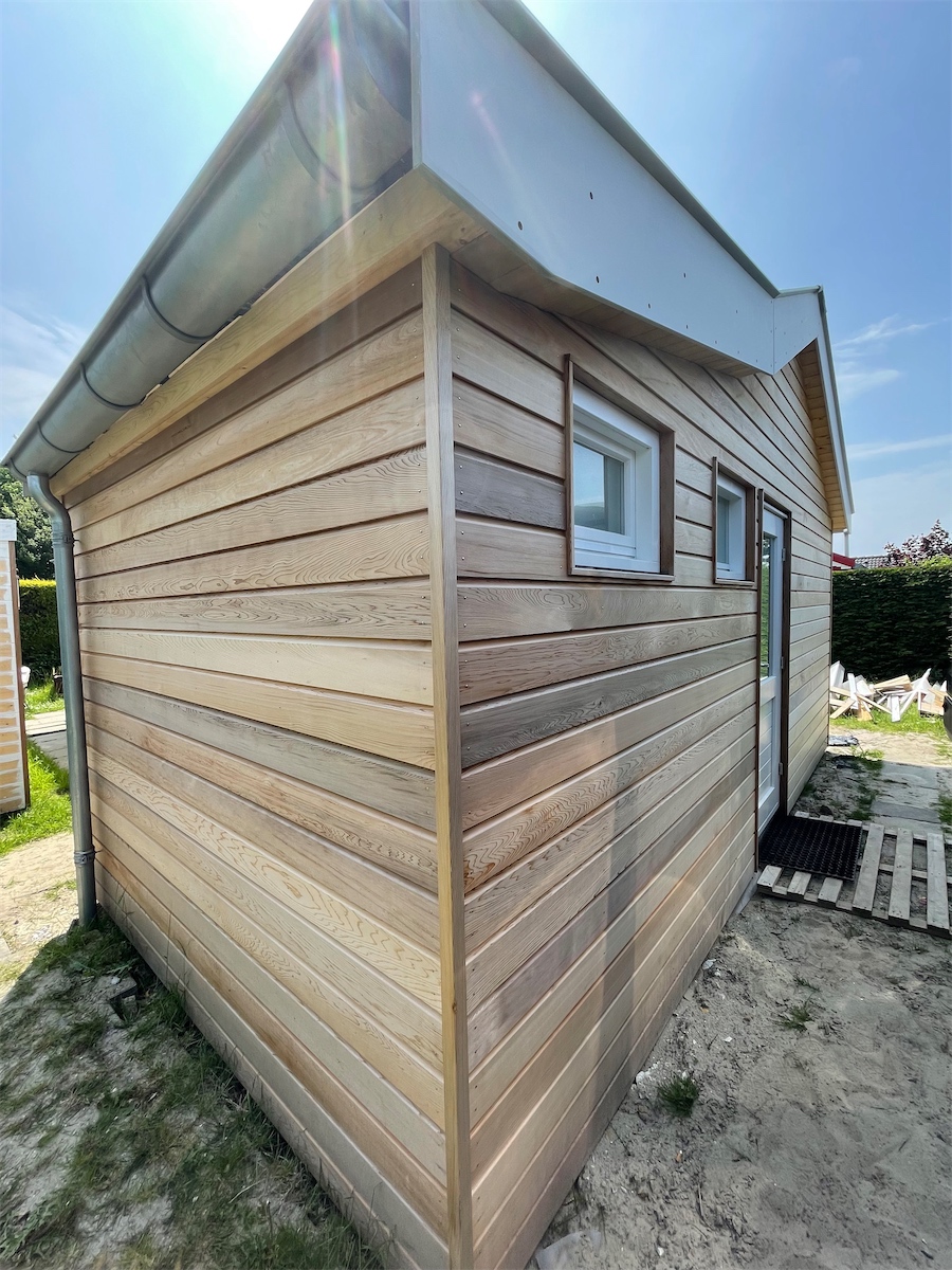 Gevelbekleding vakantiewoning